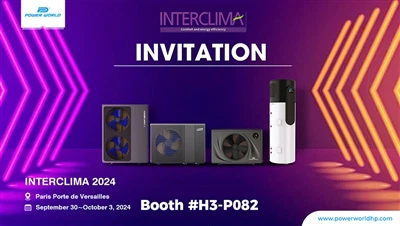 INTERCIMA 2024 sýning í Frakklandi - Power World Heat Pump býður þér